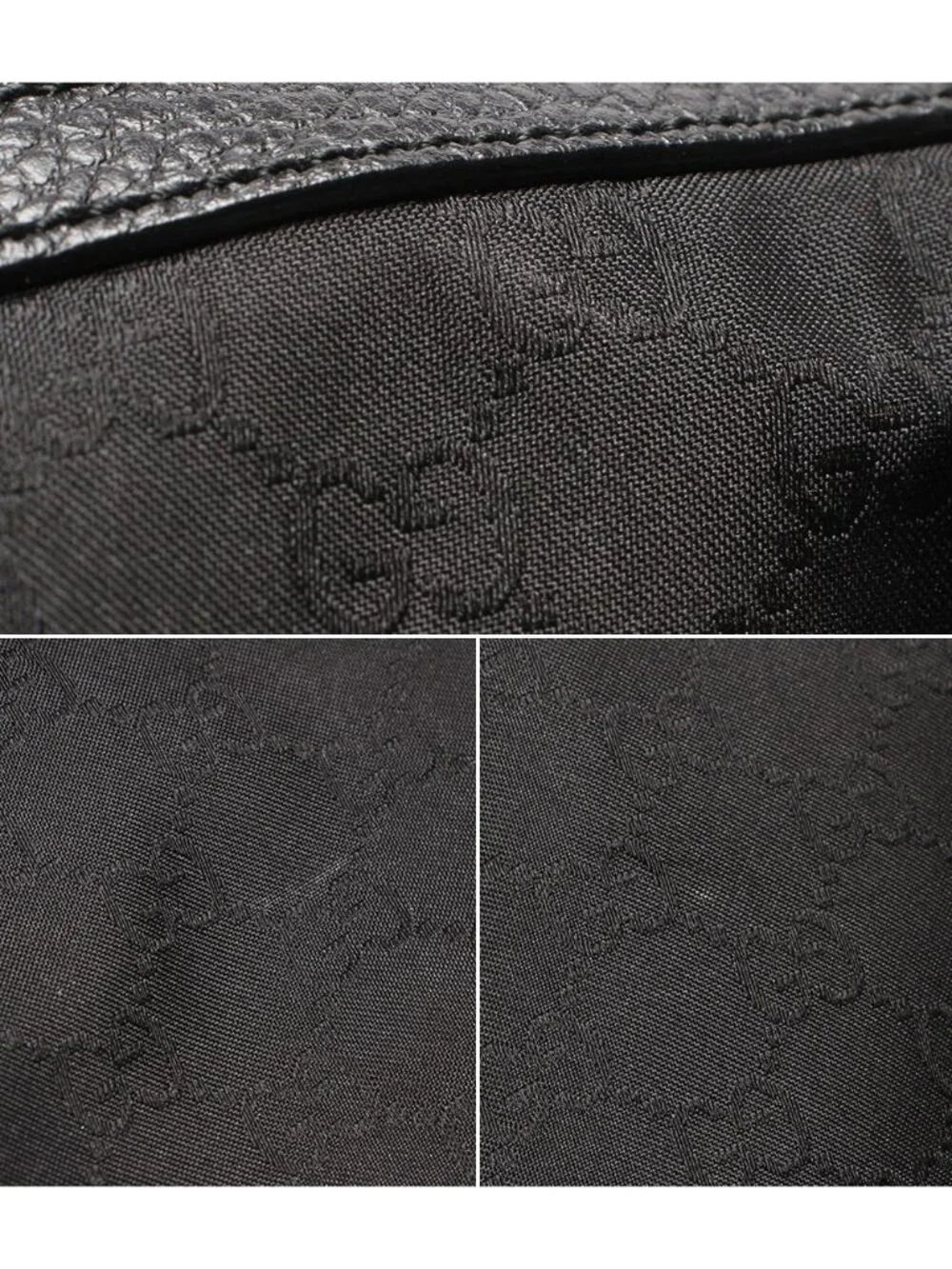 Gucci 2-Way Tote Shoulder Bag Crossbody GG Nylon